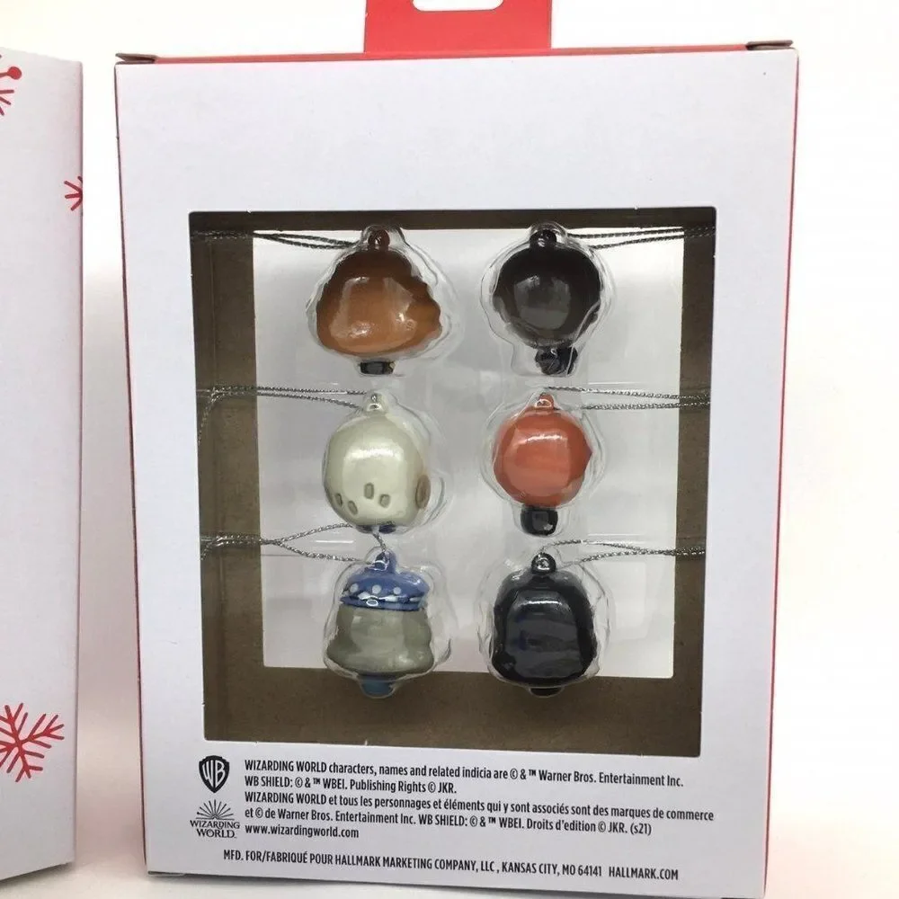 Hallmark Harry Potter Wizarding World Set of 6 Mini Ornaments 2021 New